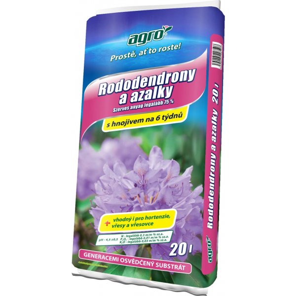 AGRO Substrát pro rododendrony a azalky
