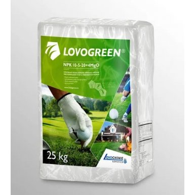 Trávníkové hnojivo Lovogreen Podzim NPK 10-5-20+4MgO